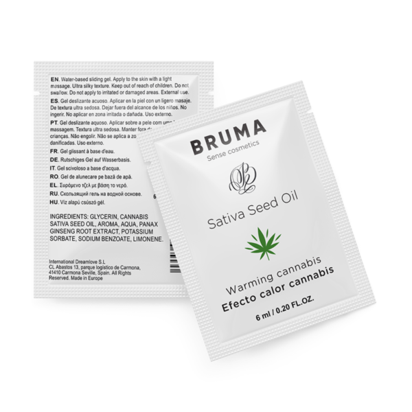 Gel Deslizante Efeito Calor Cannabis Bruma - Image 6